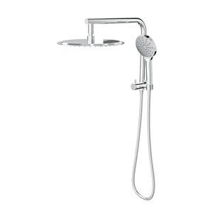 LINSOL SOULJET TWIN SHOWER WITH SHORT RAIL 342MM CHROME