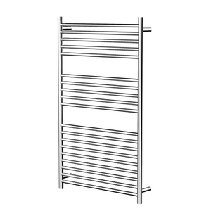 LINSOL ALLEGRA 19-BAR WIDE HEATED TOWEL RAIL CHROME 1200MM