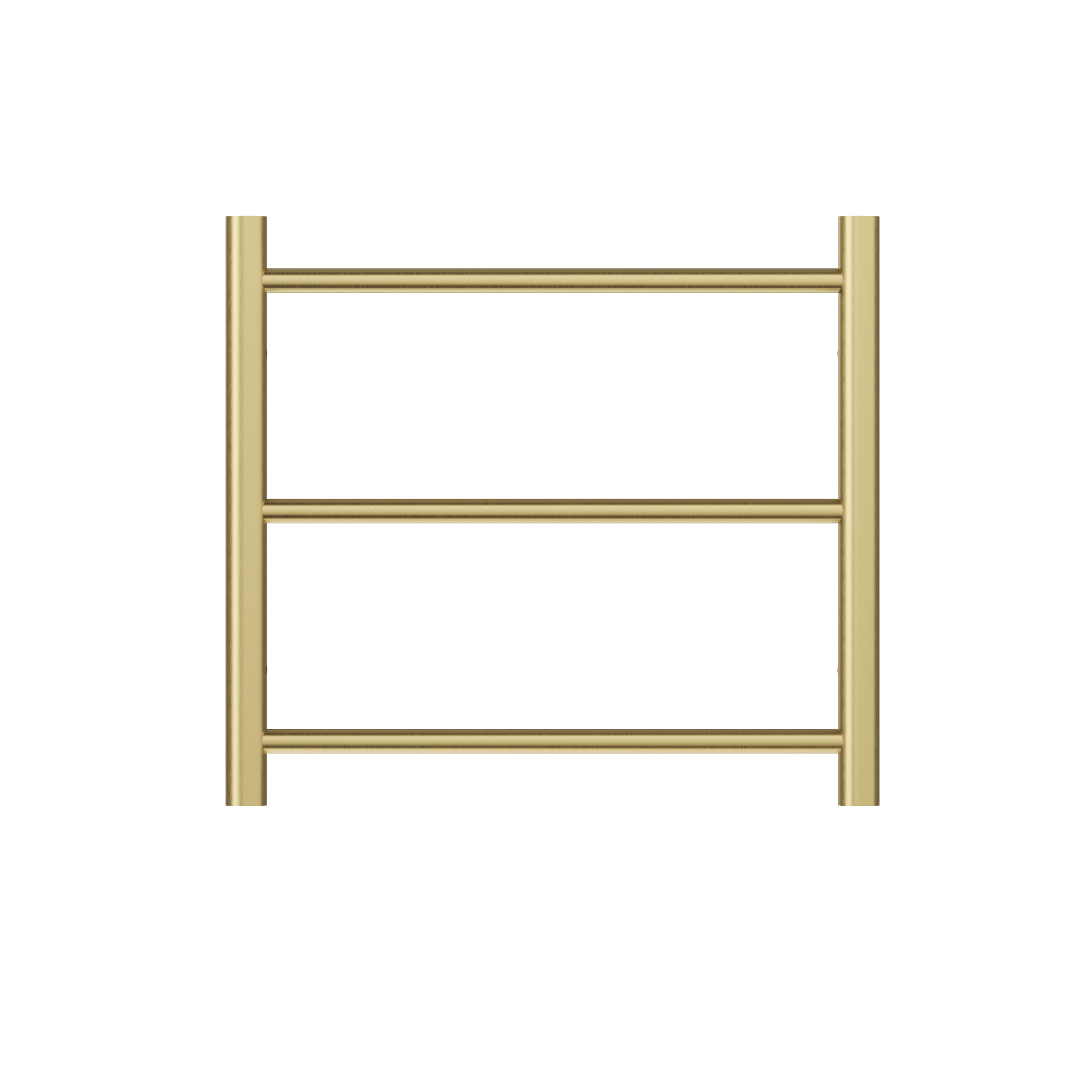 LINSOL AVID 5-BAR HEATED TOWEL RAIL BRUSHED BRASS 750MM