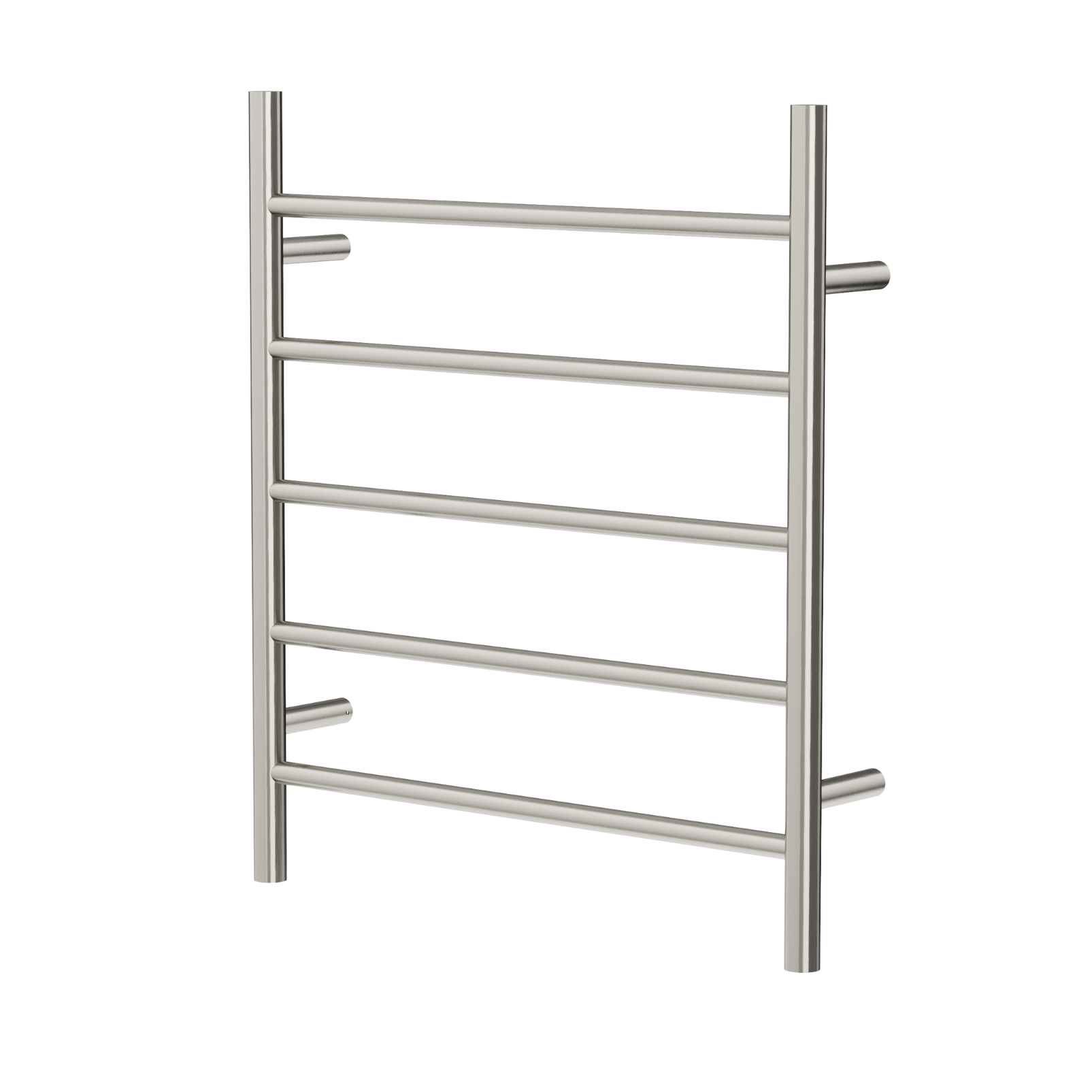 LINSOL AVID LEAD FREE 5-BAR HEATED TOWEL RAIL BRUSHED NICKEL 750MM