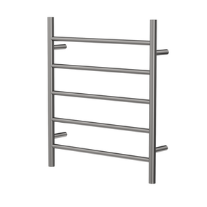 LINSOL AVID 5-BAR HEATED TOWEL RAIL GUN METAL 750MM