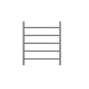 LINSOL AVID 5-BAR HEATED TOWEL RAIL GUN METAL 750MM