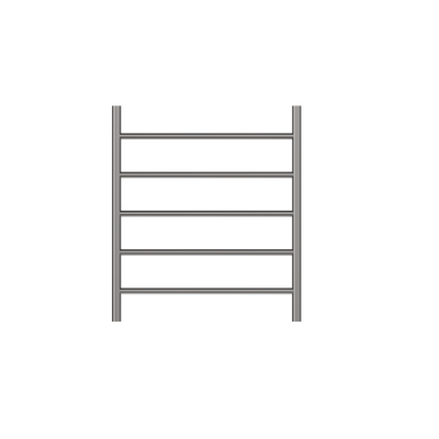 LINSOL AVID LEAD FREE 5-BAR HEATED TOWEL RAIL GUN METAL 750MM