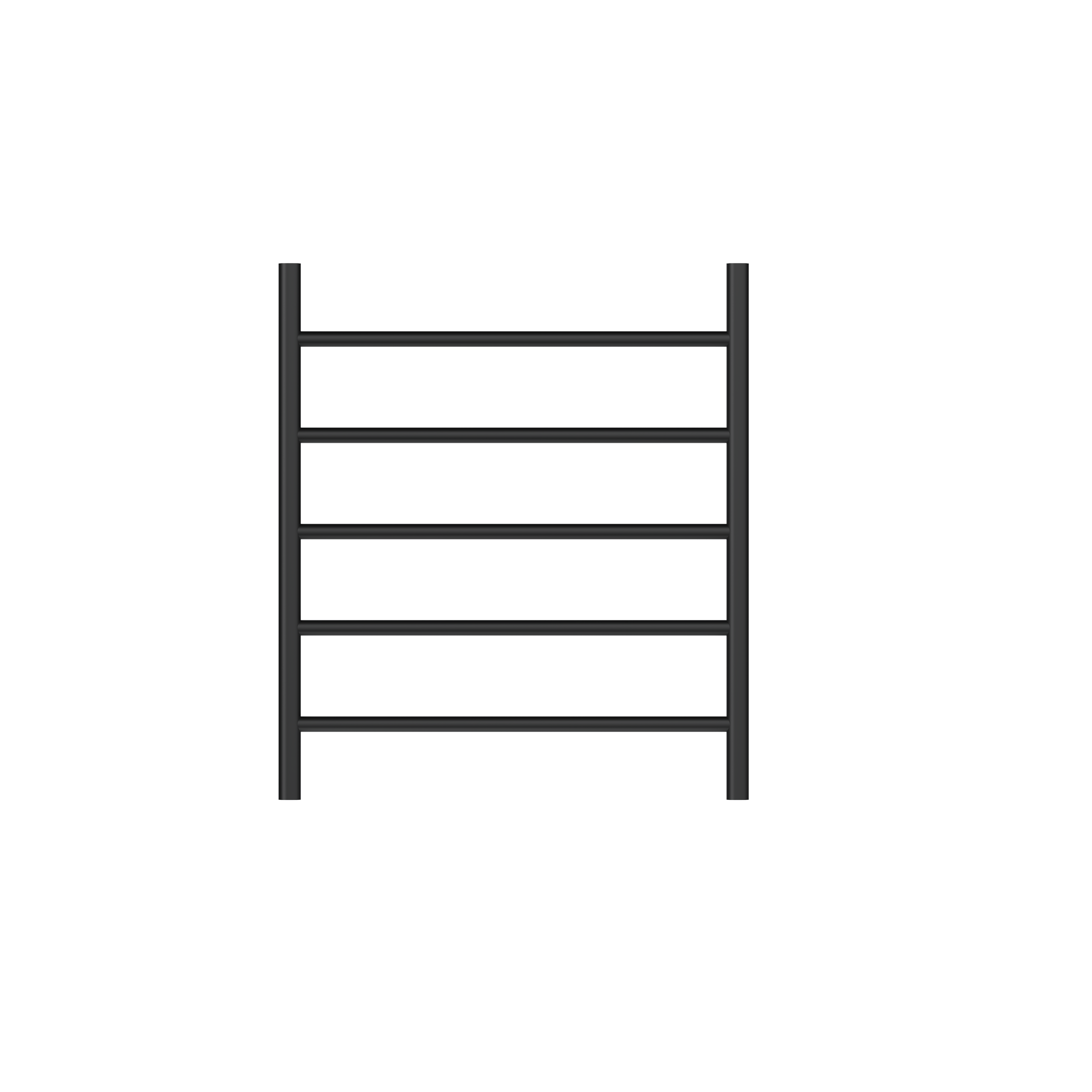 LINSOL AVID LEAD FREE 5-BAR HEATED TOWEL RAIL MATTE BLACK 750MM