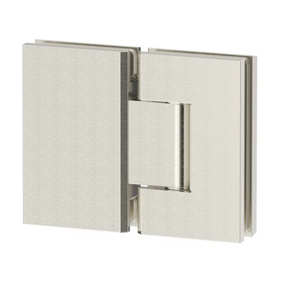 BELLA VISTA GLASS-TO-GLASS SHOWER SCREEN HINGE BRUSHED NICKEL