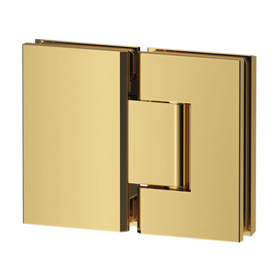 BELLA VISTA GLASS-TO-GLASS SHOWER SCREEN HINGE SHINY GOLD