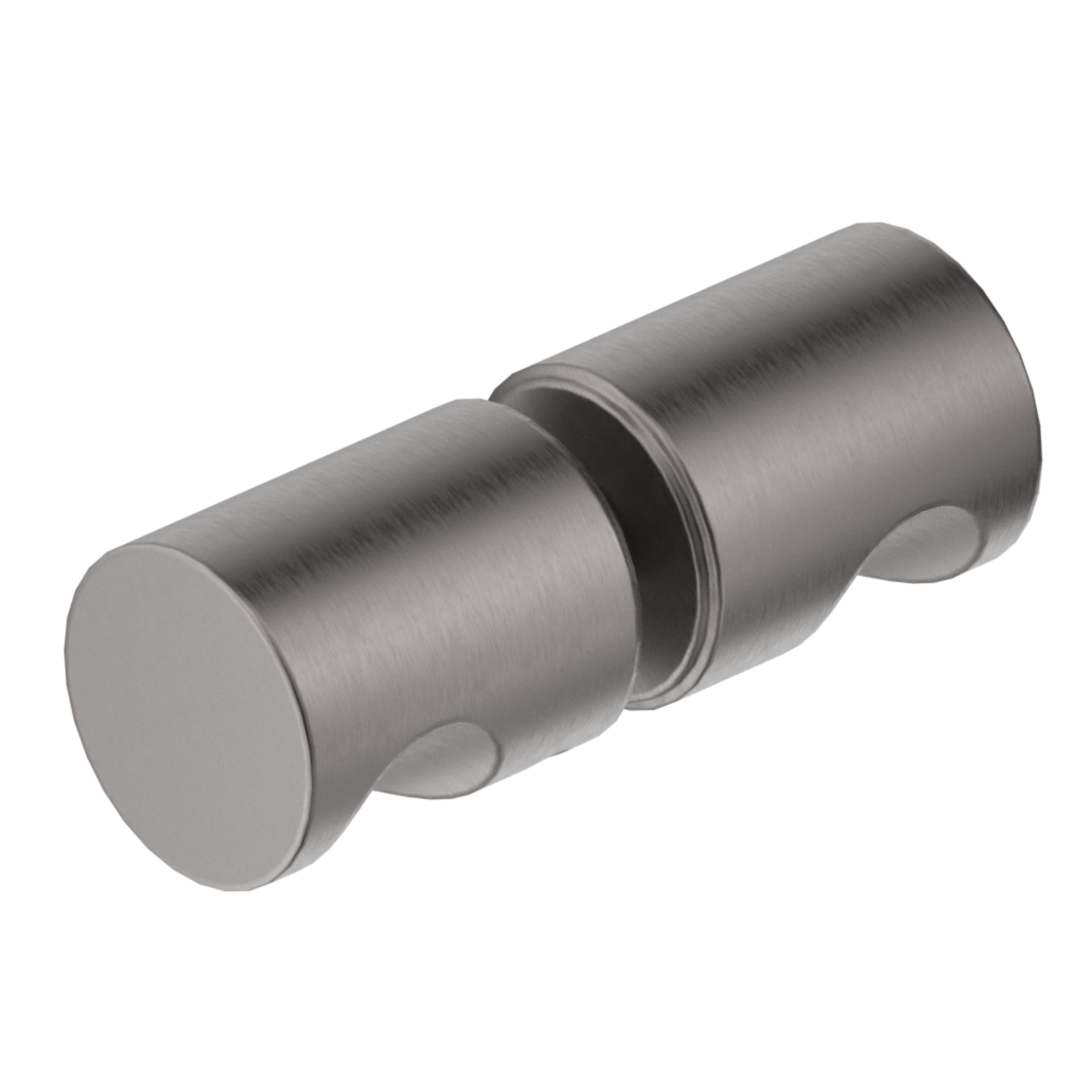 BELLA VISTA ROUND SHOWER SCREEN HANDLE GUNMETAL