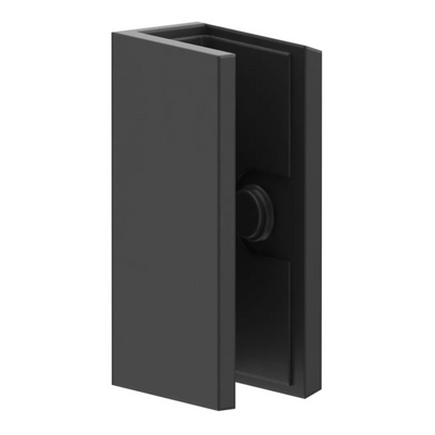 BELLA VISTA FRAMELESS SHOWER SCREEN WALL BRACKET BLACK