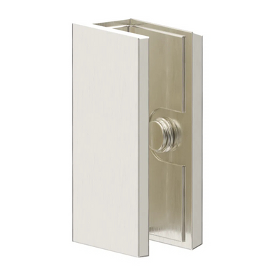 BELLA VISTA FRAMELESS SHOWER SCREEN WALL BRACKET BRUSHED NICKEL