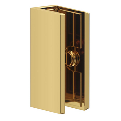 BELLA VISTA FRAMLESS SHOWER SCREEN WALL BRACKET SHINY GOLD