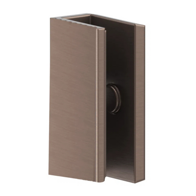 BELLA VISTA FRAMELESS SHOWER SCREEN WALL BRACKET DUSK BRONZE