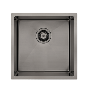 BELLA VISTA LUMINARE SINGLE BOWL KITCHEN SINK GUNMETAL 440MM