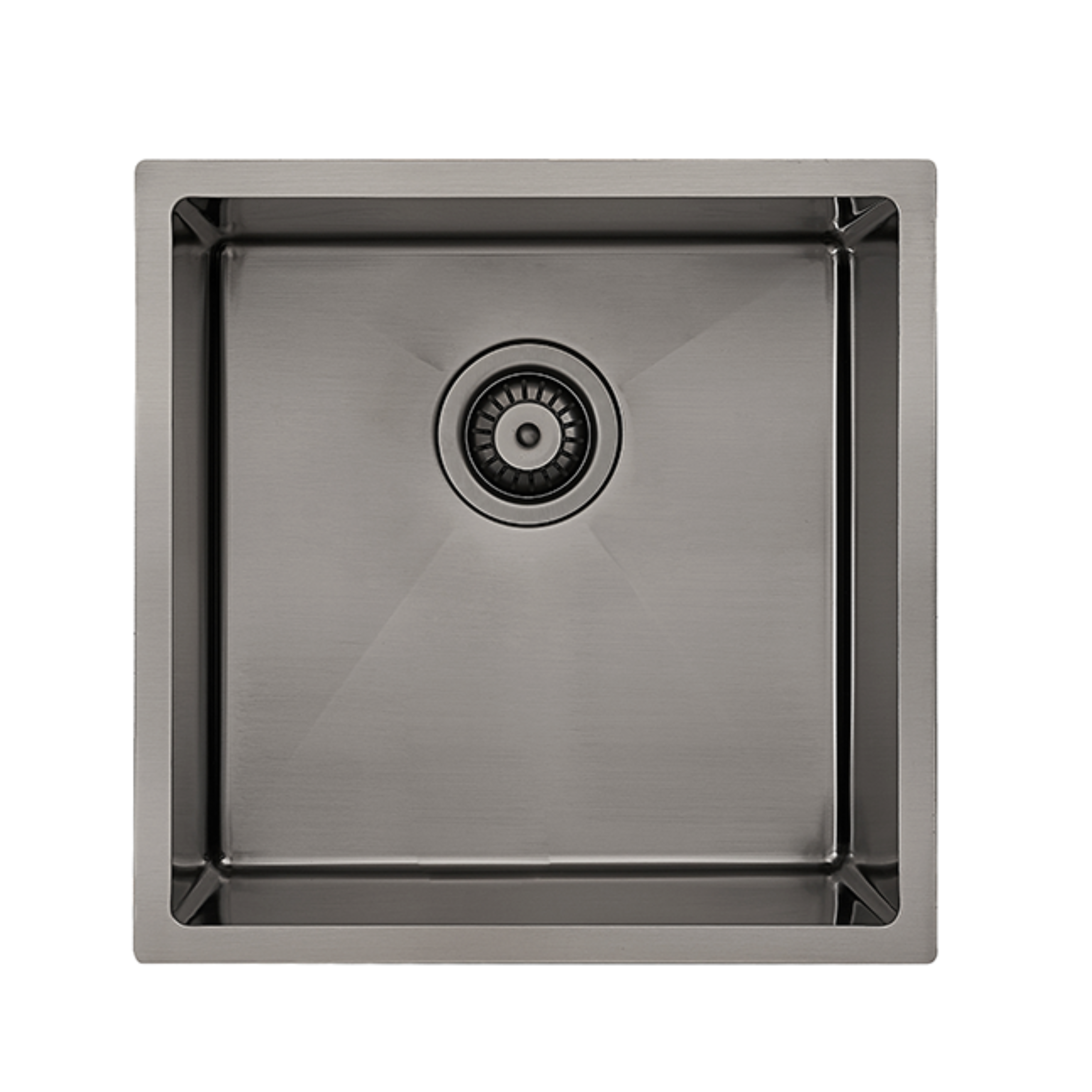 BELLA VISTA LUMINARE SINGLE BOWL KITCHEN SINK GUNMETAL 440MM