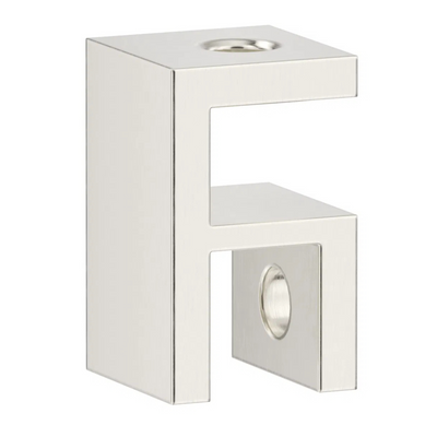 BELLA VISTA SHOWER SCREEN TOP PLATE BRACKET BRUSHED NICKEL