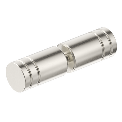 BELLA VISTA ROUND SLOTTED SHOWER SCREEN HANDLE BRUSHED NICKEL