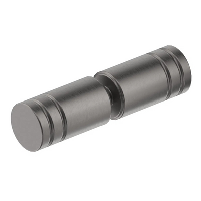 BELLA VISTA ROUND SLOTTED SHOWER SCREEN HANDLE GUNMETAL