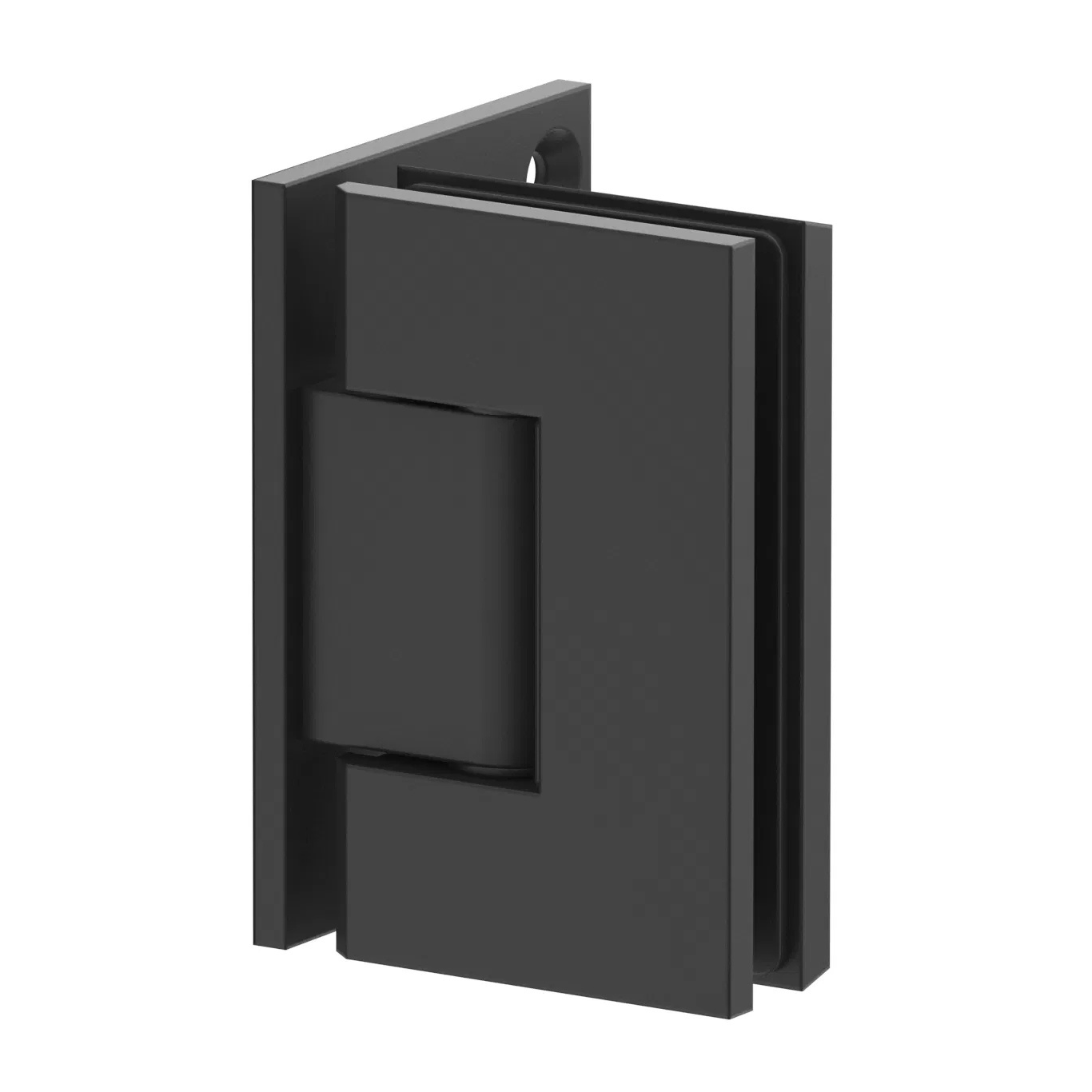 BELLA VISTA GLASS-TO-WALL SHOWER SCREEN HINGE BLACK