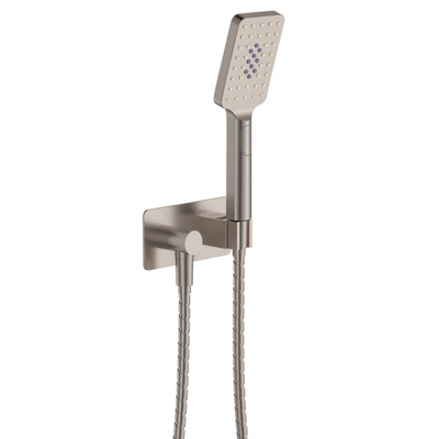 FIENZA TONO RECTANGULAR PLATE HAND SHOWER BRUSHED NICKEL