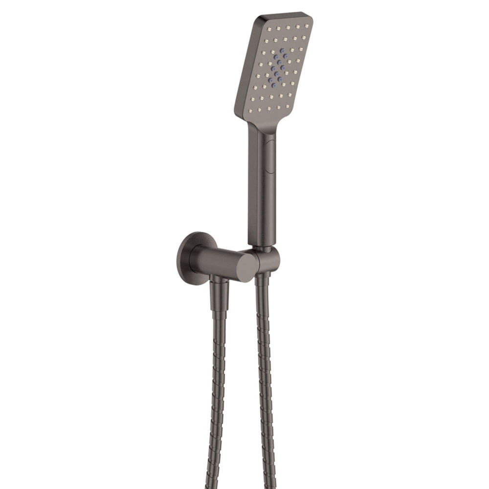 FIENZA TONO ROUND PLATE HAND SHOWER GUN METAL