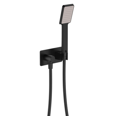 FIENZA KOKO HAND SHOWER RECTANGULAR PLATE MATTE BLACK