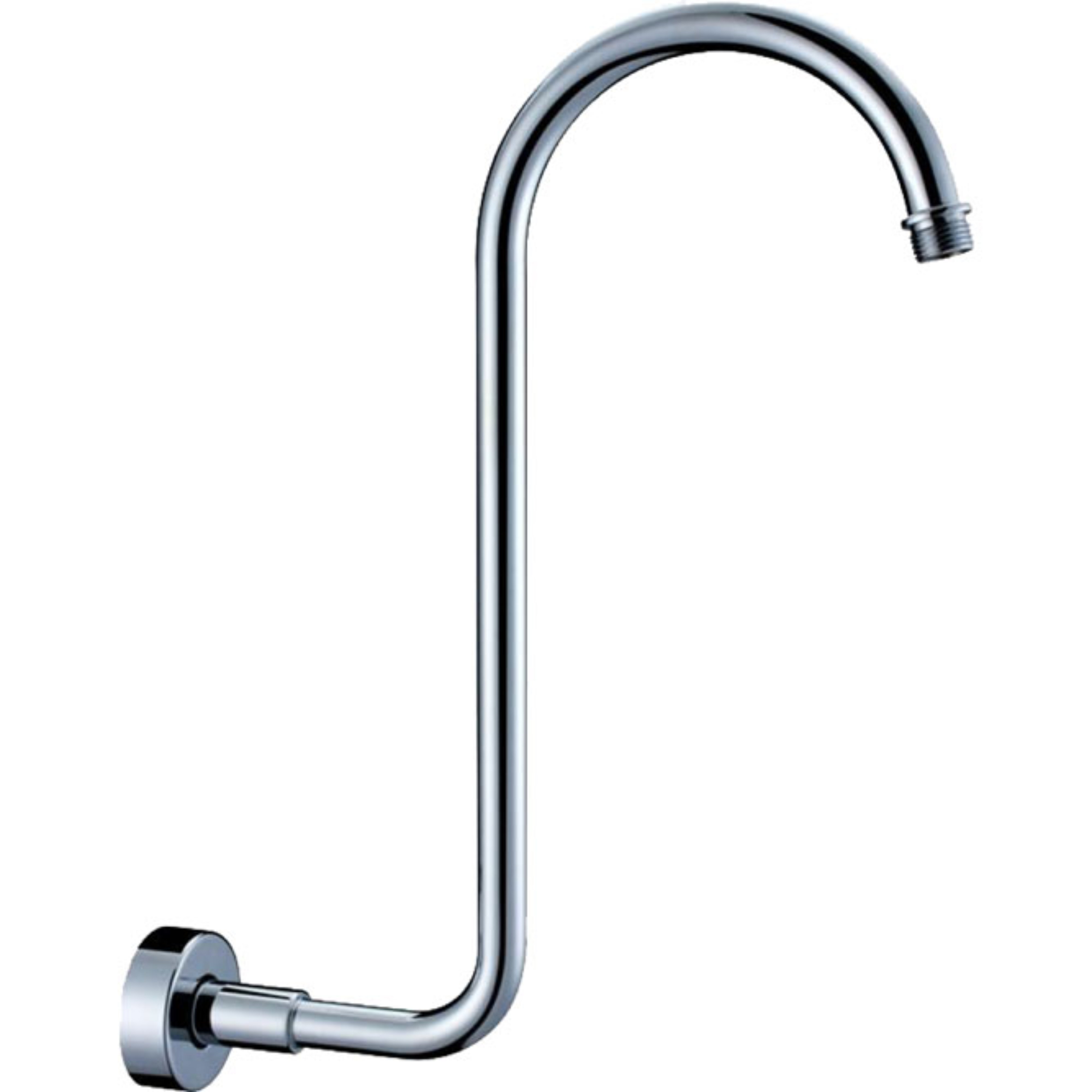 FIENZA ROUND FIXED SWAN-NECK SHOWER ARM 300MM CHROME