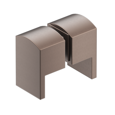 BELLA VISTA SHOWER SCREEN HANDLE WITH SQUARE LEVER DUSK BRONZE