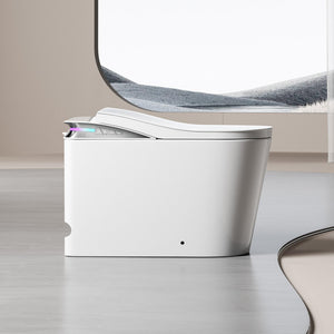 FLUVA K2 INTELLIGENT TOILET W/ AUTOFLUSH REMOTE CONTROLLED BIDET GLOSS WHITE