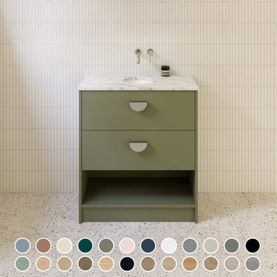 TIMBERLINE KARLIE CUSTOM FLOOR STANDING VANITY (ALL SIZING)