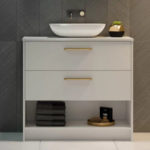 TIMBERLINE KARLIE CUSTOM FLOOR STANDING VANITY (ALL SIZING)