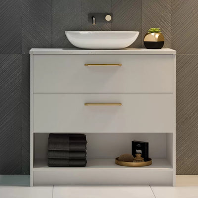 TIMBERLINE KARLIE CUSTOM FLOOR STANDING VANITY (ALL SIZING)