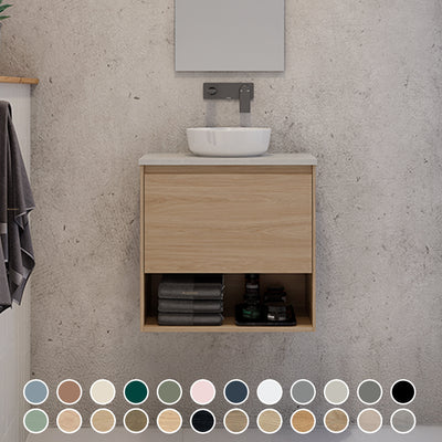 TIMBERLINE KARLIE CUSTOM WALL HUNG VANITY (ALL SIZING)