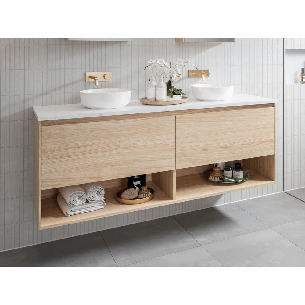 TIMBERLINE KARLIE CUSTOM WALL HUNG VANITY (ALL SIZING)