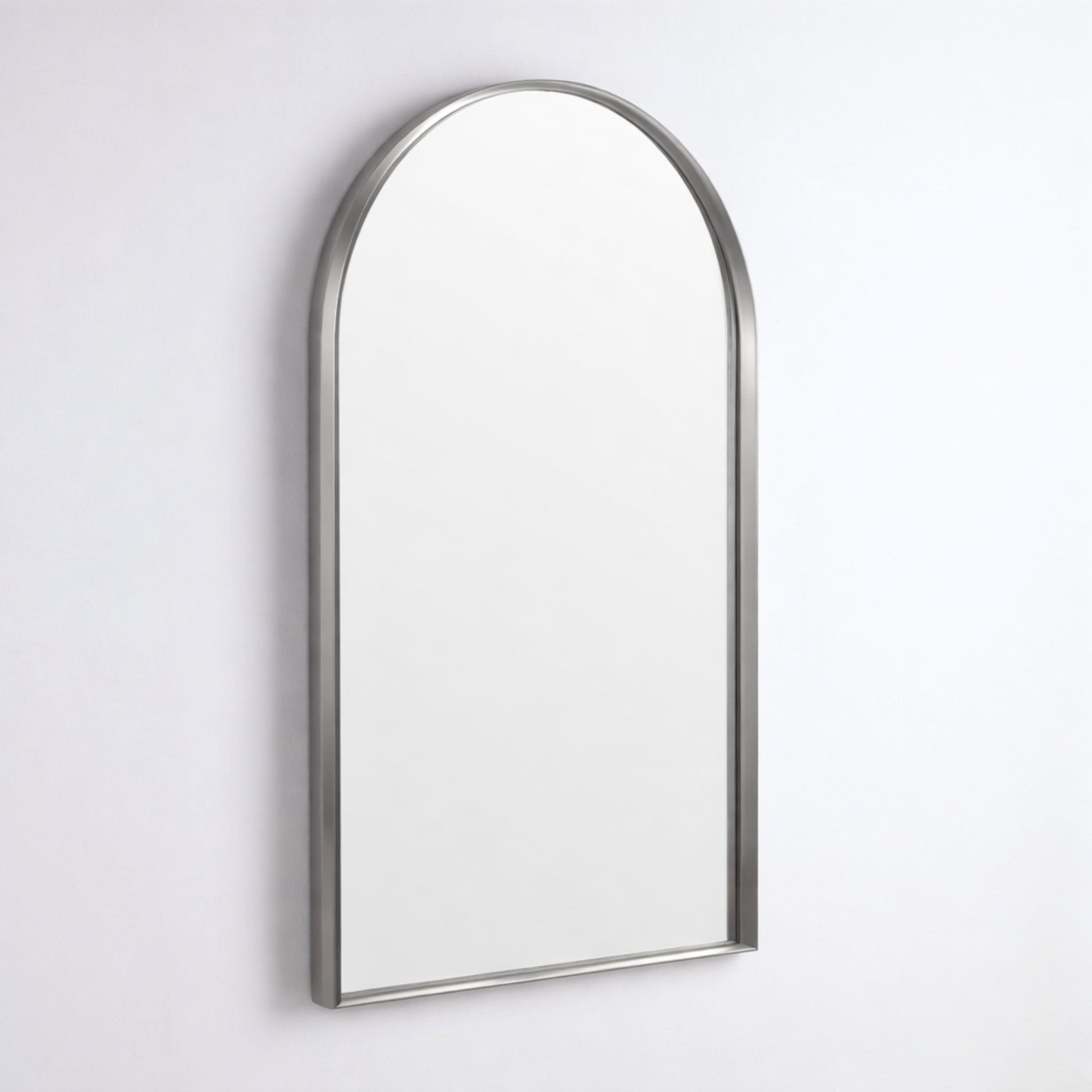 POSEIDON AURA ARCH ALUMINUM FRAMED MIRROR GUN METAL 600X900MM