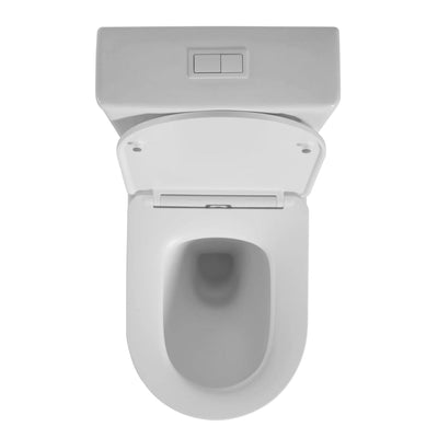 POSEIDON AVIS RIMLESS BACK TO WALL TOILET SUITE MATTE WHITE