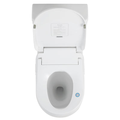 POSEIDON ZEUS RIMLESS BACK TO WALL SMART TOILET WITH REMOTE CONTROL GLOSS WHITE