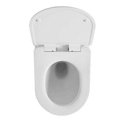 POSEIDON VEDA WALL FACED FLOOR PAN GLOSS WHITE