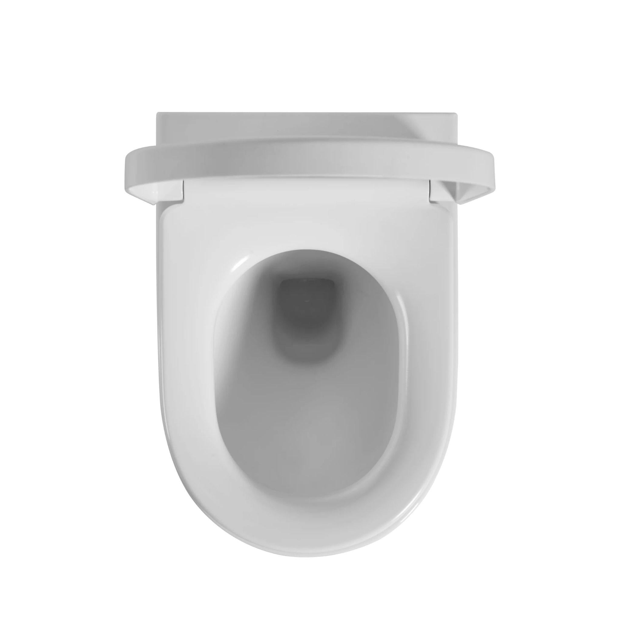 POSEIDON AVIS RIMLESS WALL HUNG PAN GLOSS WHITE
