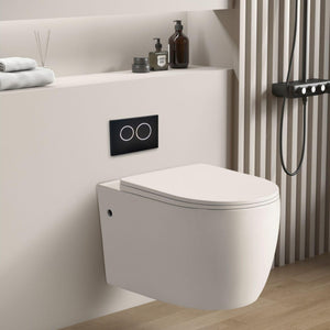 POSEIDON VEDA RIMLESS WALL HUNG TOILET PAN GLOSS WHITE