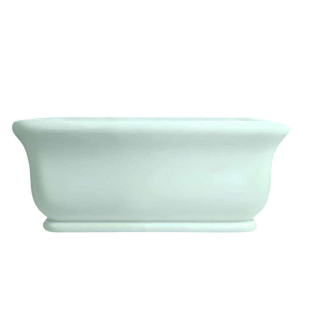 TURNER HASTINGS KIRKHAM TITANCAST FREESTANDING NON OVERFLOW BATHTUB FROSTY MINT (AVAILABLE IN 1600MM AND 1800MM)