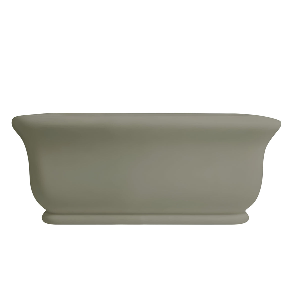 TURNER HASTINGS KIRKHAM TITANCAST FREESTANDING OVERFLOW BATHTUB LIGHT FAWN (AVAILABLE IN 1600MM AND 1800MM)