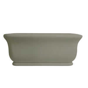 TURNER HASTINGS KIRKHAM TITANCAST FREESTANDING NON OVERFLOW BATHTUB LIGHT FAWN (AVAILABLE IN 1600MM AND 1800MM)
