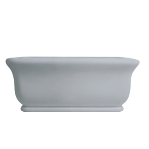 TURNER HASTINGS KIRKHAM TITANCAST FREESTANDING NON OVERFLOW BATHTUB POWDER GREY (AVAILABLE IN 1600MM AND 1800MM)