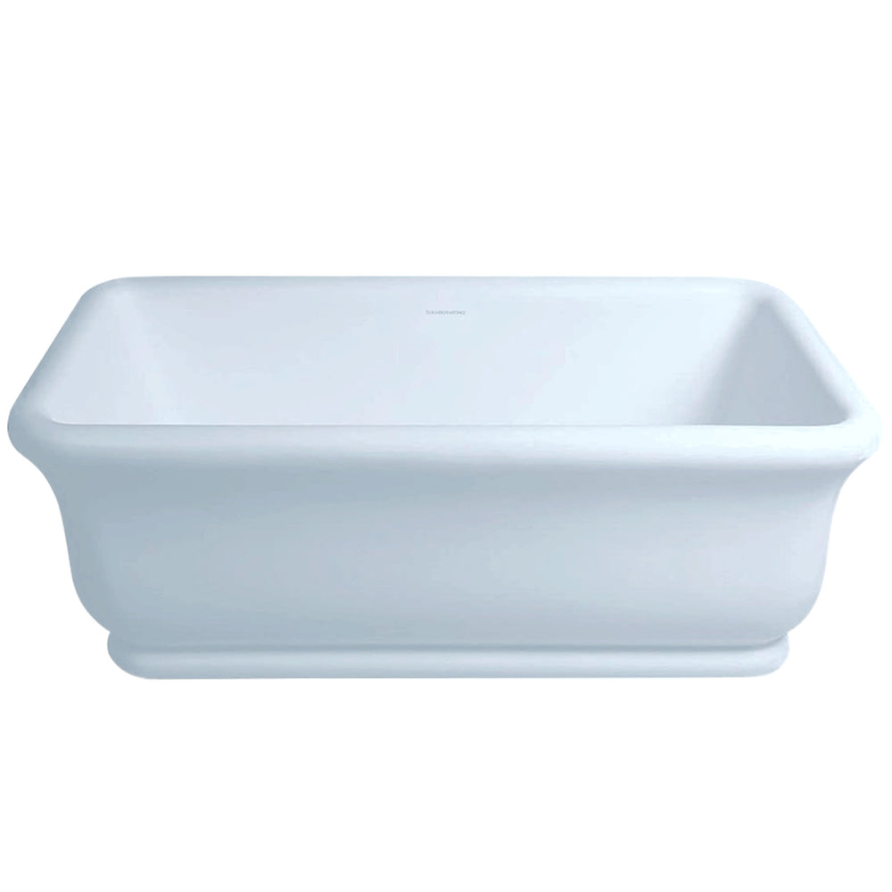 TURNER HASTINGS KIRKHAM TITANCAST FREESTANDING NON OVERFLOW BATHTUB ALICE BLUE 1800MM