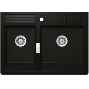 SCHOCK KALLIO 1 & 1/3 BOWL KITCHEN SINK NIGHT 898MM