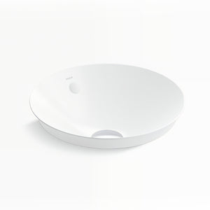 KOHLER VEIL ROUND SEMI INSET BASIN WHITE 425MM