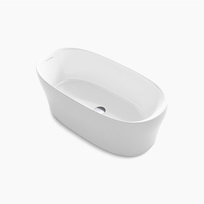 KOHLER KARING LITHOCAST FREESTANDING BATHTUB GLOSS WHITE (AVAILABLE IN 1600MM AND 1700MM)