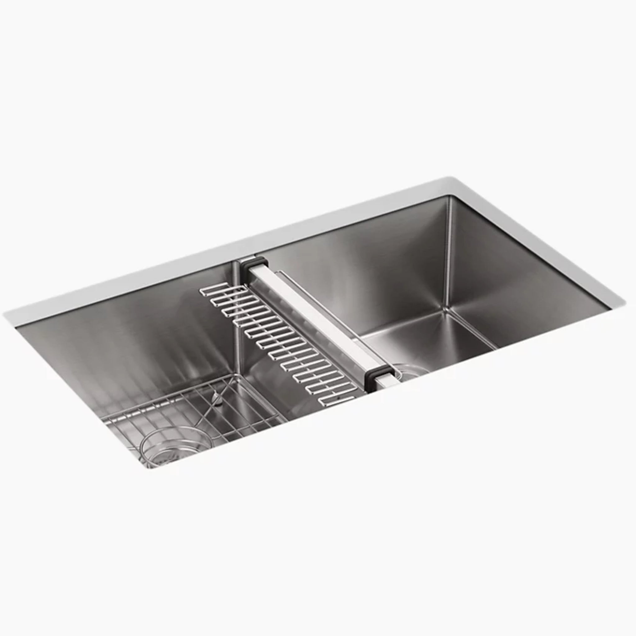 KOHLER STRIVE UNDERMOUNT KITCHEN SINK STAINLESS STEEL 813MM