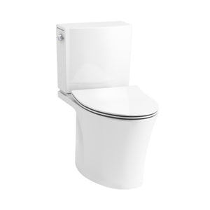 KOHLER VEIL RIMLESS BACK-TO-WALL TOILET SUITE WITH DOUBLE SLIM SEAT GLOSS WHITE