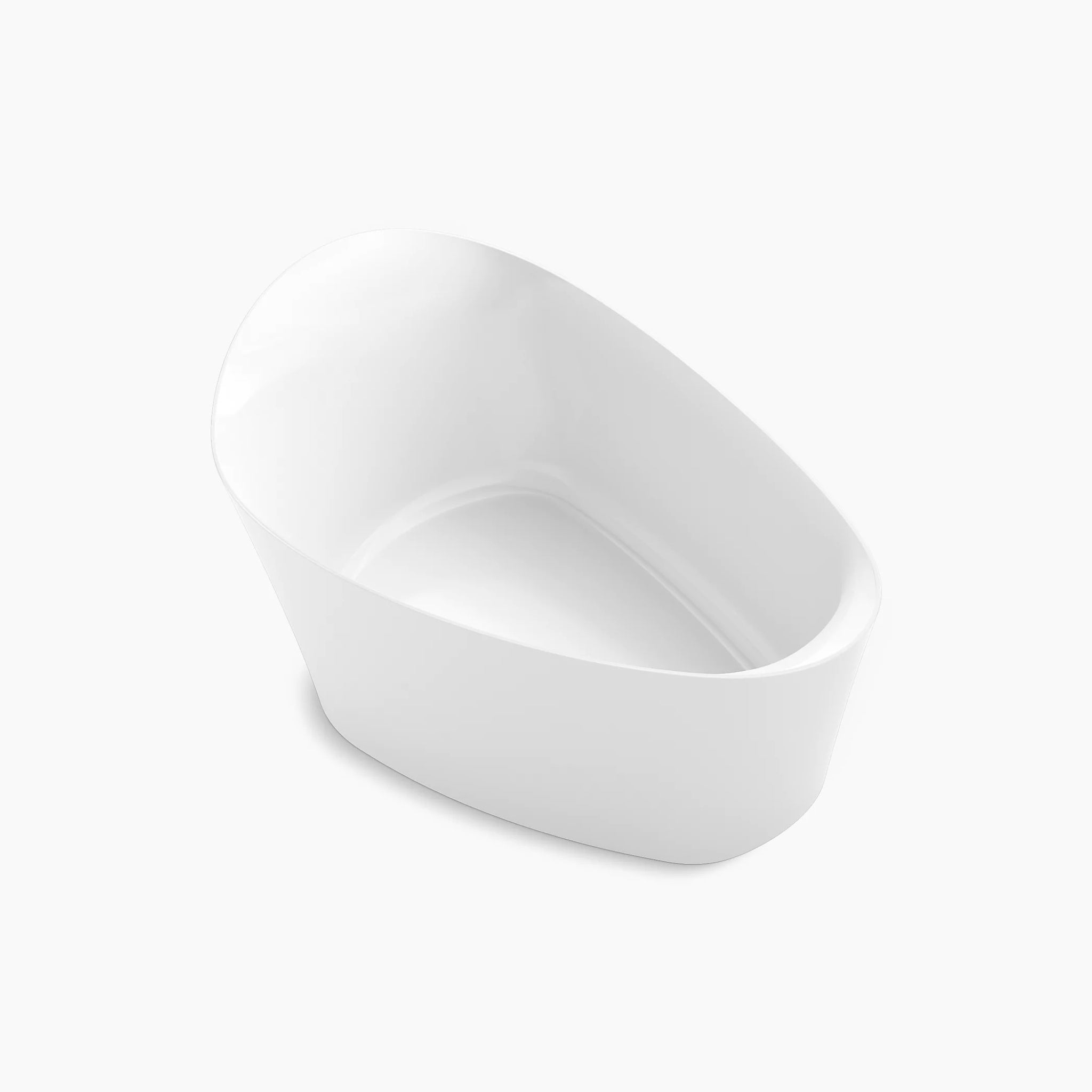 KOHLER VEIL LITHOCAST FREESTANDING BATHTUB GLOSS WHITE 1649MM