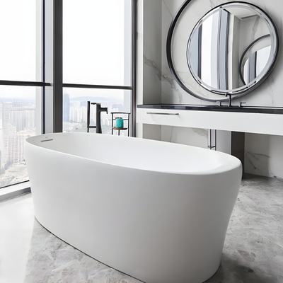 KOHLER KARING LITHOCAST FREESTANDING BATHTUB GLOSS WHITE (AVAILABLE IN 1600MM AND 1700MM)